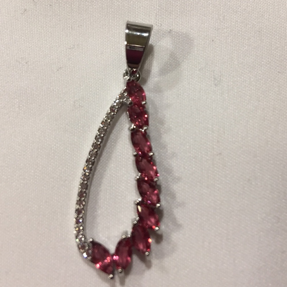 New Beautiful Ruby Rhodolite Pendant
